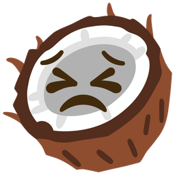 coconut and persevering face