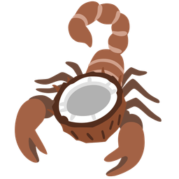 coconut and scorpion