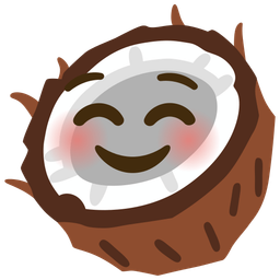 Coconut and Smiling face