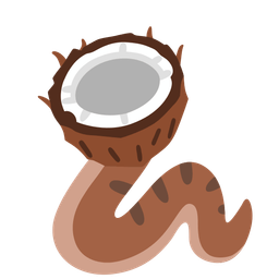 coconut and snake