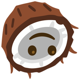 Coconut and Upside-down face