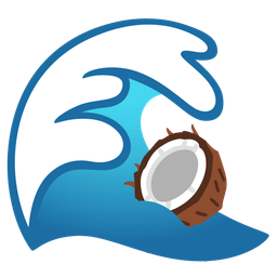 coconut and water wave