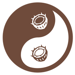 coconut and yin yang
