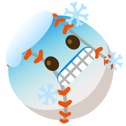 cold face and baseball