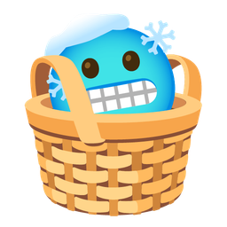cold face and basket