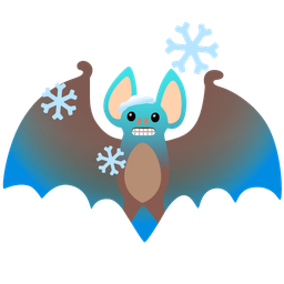 cold face and bat