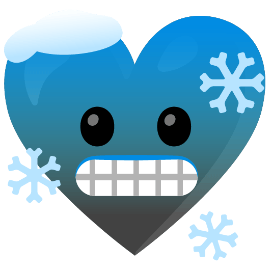 Cold face and Black heart