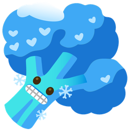 cold face and broccoli