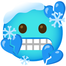 cold face and broken heart