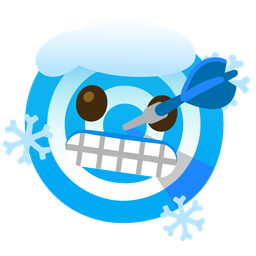 cold face and bullseye