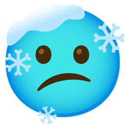 cold face and confused face