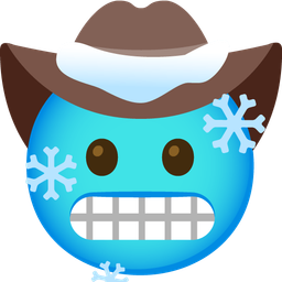 cold face and cowboy hat face