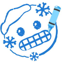 cold face and crayon