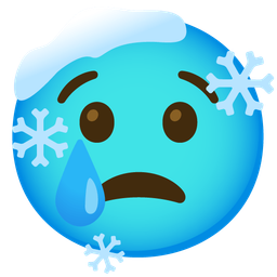 cold face and crying face