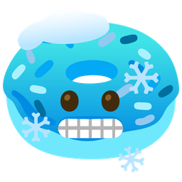 cold face and doughnut