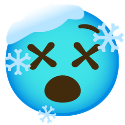 cold face and face with crossed-out eyes