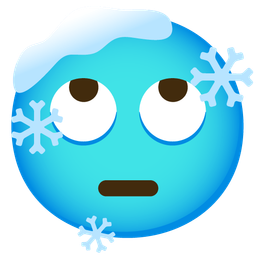 cold face and face with rolling eyes