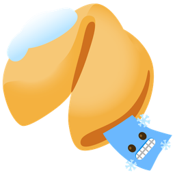 cold face and fortune cookie