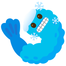 cold face and fried shrimp