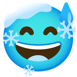 Cold face and Grinning face with sweat