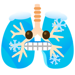 cold face and lungs