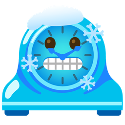 cold face and mantelpiece clock