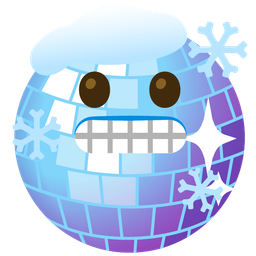 cold face and mirror ball