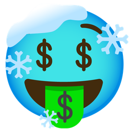 Cold face and Money-mouth face