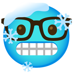 cold face and nerd face
