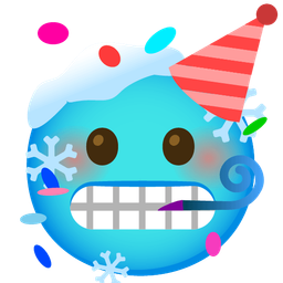 cold face and partying face