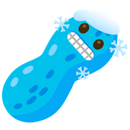 cold face and peanuts