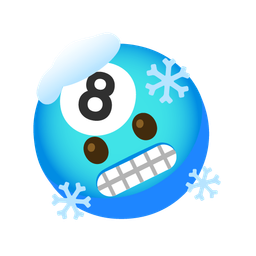 cold face and pool 8 ball