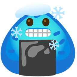 cold face and rice ball