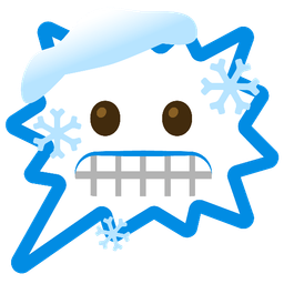 cold face and right anger bubble