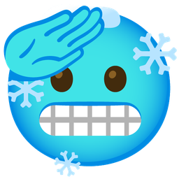 cold face and saluting face