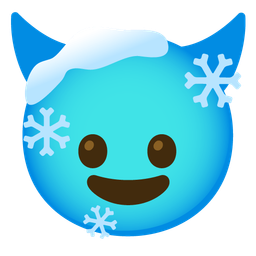 cold face and smiling face with horns