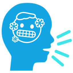 cold face and speaking head