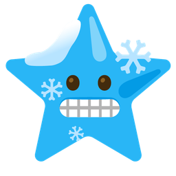 cold face and star
