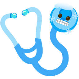 cold face and stethoscope