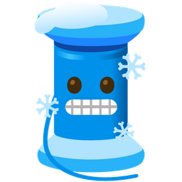 cold face and thread