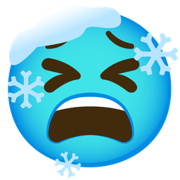 cold face and tired face