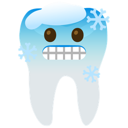 cold face and tooth