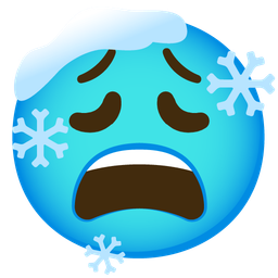 cold face and weary face