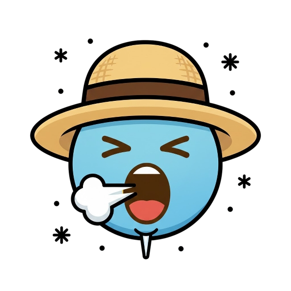 Cold face and Woman’s hat