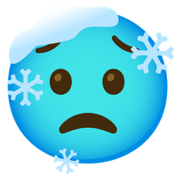 cold face and worried face