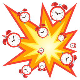 collision and alarm clock