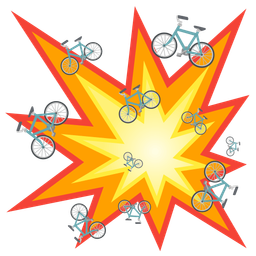 collision and bicycle