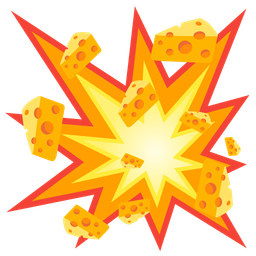 collision and cheese wedge