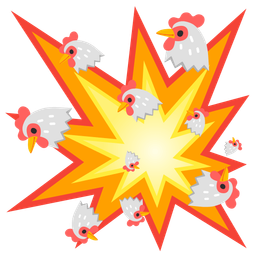 collision and chicken