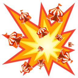 collision and circus tent